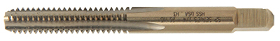 Type 25-AG HSS Gold Oxide Straight Flute Hand Bottoming Tap